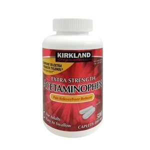 Thuốc giảm đau, hạ sốt Kirkland Signature Extra Strength Acetaminophen 500mg