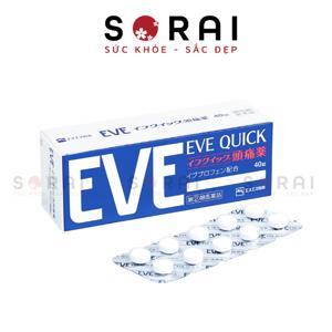 Thuốc giảm đau, hạ sốt EVe Quick 40 viên