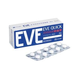 Thuốc giảm đau, hạ sốt EVe Quick 40 viên