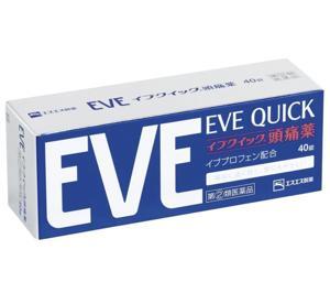 Thuốc giảm đau, hạ sốt EVe Quick 40 viên