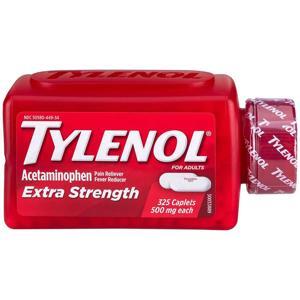 Thuốc giảm đau, hạ sốt Tylenol Extra Strength Acetaminophen - 325 viên