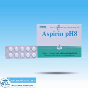 Thuốc giảm đau, kháng viêm Aspirin pH8 500mg - Hộp 200 viên