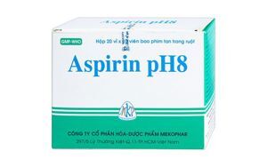 Thuốc giảm đau, kháng viêm Aspirin pH8 500mg - Hộp 200 viên