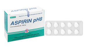 Thuốc giảm đau, kháng viêm Aspirin pH8 500mg - Hộp 200 viên