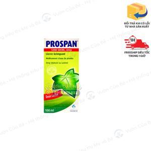 Thuốc ho siro cho bé Prospan Pháp -100ml