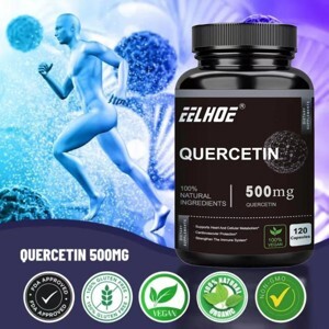 Thuốc hỗ trợ điều trị bệnh Gout Quercetin 500mg hộp 100 viên của Mỹ