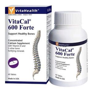 Thuốc hỗ trợ xương chắc khỏe Vitahealth vitacal 600 forte