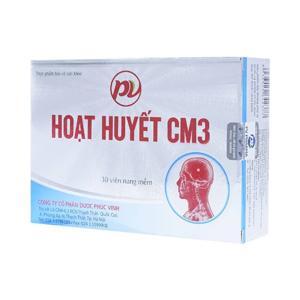 Thuốc hoạt huyết Cm3- Phúc Vinh (3 vỉ x 10 viên/ hộp)