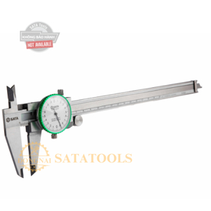 Thước kẹp hiện thỉ bằng đồng hồ 0-200mm-Sata 91522
