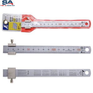 Thước lá có khóa Shinwa 76751 15cm