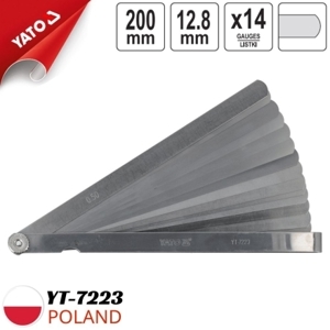 Thước lá đo khe hở 0.05-0.5mm Yato YT-7223