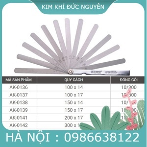 Thước lá đo khe hở Asaki AK-0142