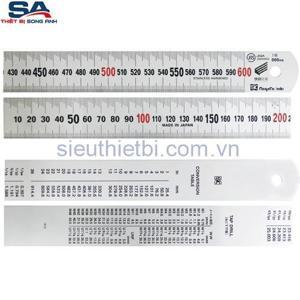 Thước lá inox mạ bạc Niigataseiki SV-600KD 60cm