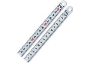 Thước lá inox mạ bạc Niigataseiki SV-150KD 15cm