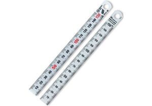 Thước lá inox mạ bạc Niigataseiki SV-150KD 15cm