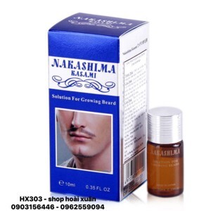 Thuốc mọc râu Nakashima - 10 ml