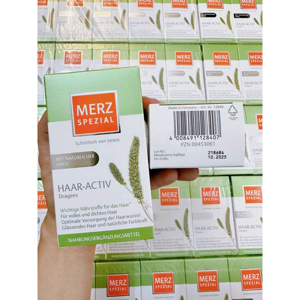 Thuốc Mọc Tóc Merz Spezial Haar Activ Dragees Của Đức - Merz xanh (120 Viên)