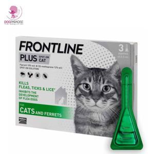 Thuốc nhỏ gáy tri ve rận cho mèo Frontline Plus Cat