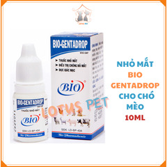 Thuốc nhỏ mắt cho chó mèo bio genta drop 10ml