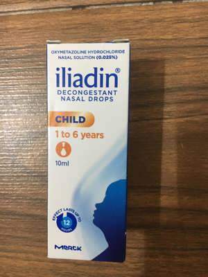 Thuốc nhỏ mũi Iliadin 0.025% - 10ml