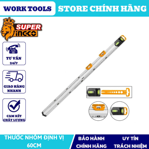 Thước nhôm định vị Ingco HSR36003