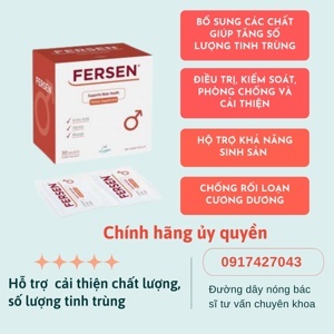 Thuốc tăng chất lượng tinh trùng Fersen Hộp 30 gói