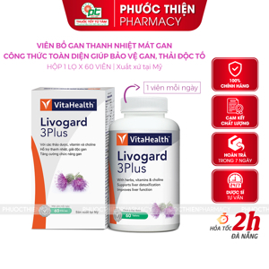 Thuốc tăng cường chức năng gan Vitahealth livogard 3plus tab