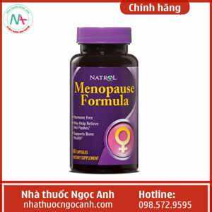 Thuốc tăng cường sinh lý cho phụ nữ mãn kinh và tiền mãn kinh Natrol menopause formula 60 viên