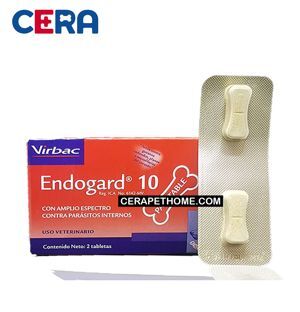 Thuốc tẩy giun sán Virbac Endogard 1 Vỉ 2 Viên