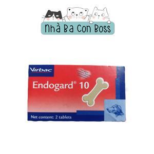 Thuốc tẩy giun sán Virbac Endogard 1 Vỉ 2 Viên