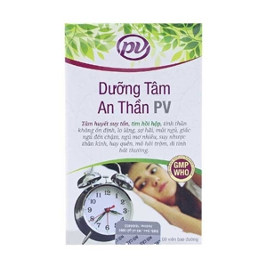 Thuốc thảo dược dưỡng tâm an thần Pv (Hộp 60 viên)