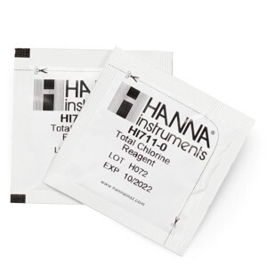 Thuốc thử Clo tổng Hanna HI711-25 (25 gói)