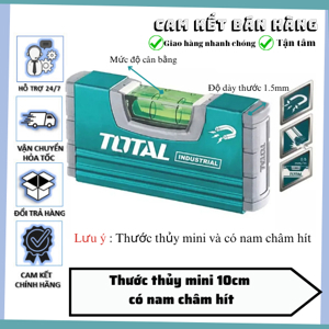 Thước thủy 10cm Total TMT20105M