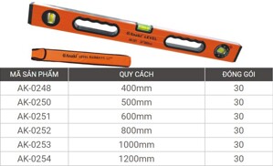 Thước thủy cao cấp Asaki AK-0253