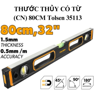 Thước thủy có từ Tolsen 35113