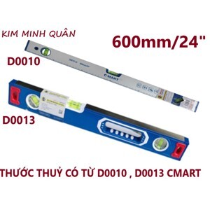 Thước thủy từ tính màu xám C-Mart D0010-24