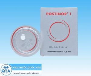 Thuốc tránh thai khẩn cấp trong vòng 72 giờ Postinor 1