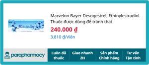 Thuốc Tránh Thai Marvelon 0.15Mg Dùng Hằng Ngày (21 Viên)