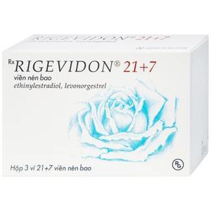 Thuốc Tránh Thai Rigevidon 21+7 (3 Vỉ X 28 Viên)