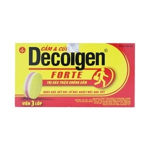 Thuốc trị cảm cúm Decolgen Forte | Hộp 100 viên