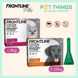 Thuốc trị ve rận nhỏ gáy Frontline Plus cho chó dưới 10kg