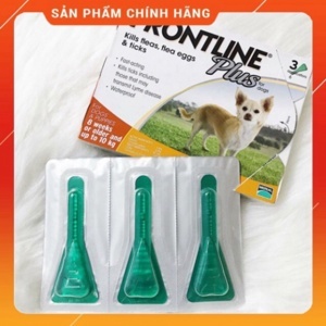 Thuốc trị ve rận nhỏ gáy Frontline Plus cho chó dưới 10kg