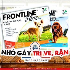 Thuốc trị ve rận nhỏ gáy Frontline Plus cho chó dưới 10kg