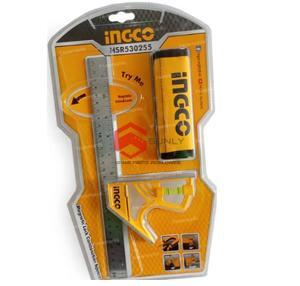 Thước vuông kết hợp cán nhựa Ingco HSR530255