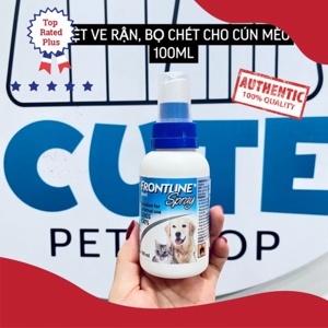 Thuốc xịt ve rận cho chó mèo Frontline spray 100ml