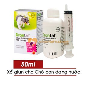 Thuốc xổ giun sán cho mèo Bayer Drontal 1 hộp x 8 viên