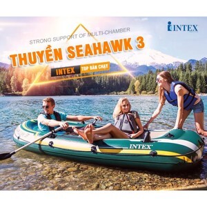 Thuyền bơm hơi Seahawk 3 người Intex 68380