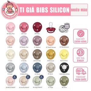 Ti giả Bibs Delux Đan mạch cho bé 0-36m