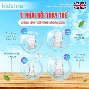 Ti nhai rời thay thế Kidsme 160371 (Size S-2 cái)