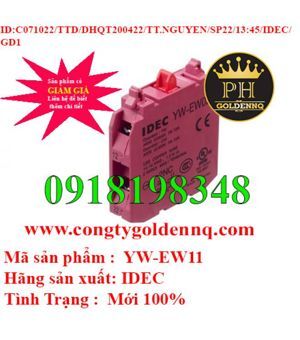 Tiếp điểm phụ Idec Izumi YW-EW11